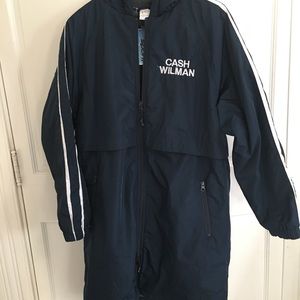 Striped Comfort Fleece-Lined Swim Parka